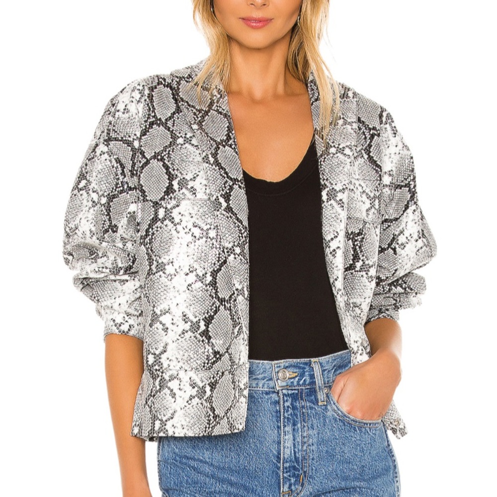 Billie Jacket in Snake- Revolve